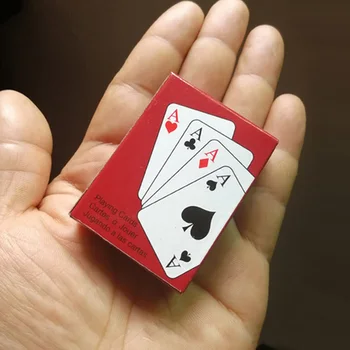 

5Pack Kids Adults Portable Mini Playing Poker Cards Durable Magic Mini Pokers Cards Entertainment Magic Playing Cards Trick Tool
