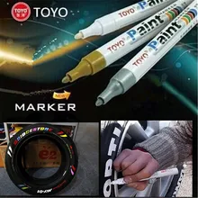 Permanent Paint Marker Tread Car-Tyre-Tire Metal Oily Waterproof 11-Colors Graffti Stationery