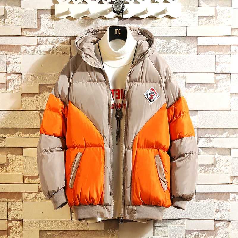 

Brand 2019 Winter Padded Warm Coats And Jackets Men's Windbreakers Clothes With Big Pocket Parkas Plus Asian Size M-5XL