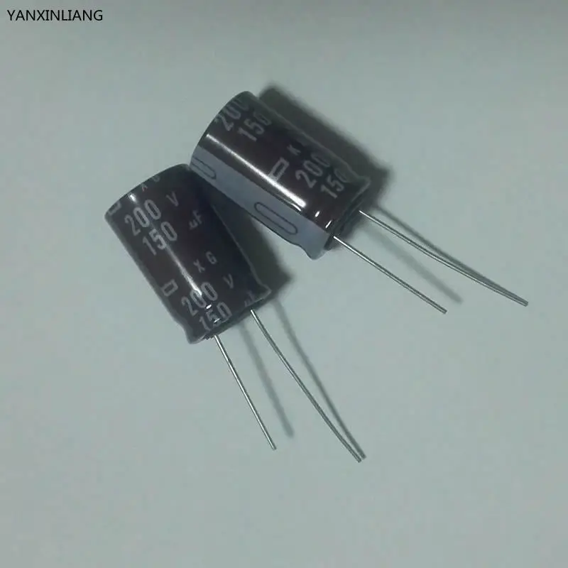 

5pcs Aluminum electrolytic capacitor 150uF 200V 16*25 Electrolytic capacitor