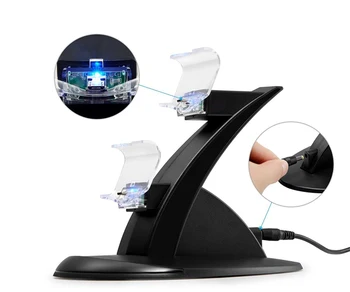 

Dual Micro USB Charger PS4 Joypad Charger for PlayStation 4 PS4 Joystick Dock PS4 Accessories Joystick Charging Dock