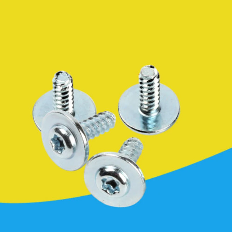 Винт M2.6 Torx T &amp TX с круглой головкой и винтами Washe самонарезающие болты