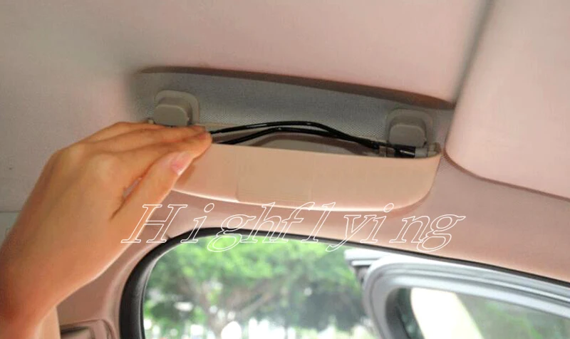 

Car Interior Sun Glasses Case Glass Holder Case For Land Rover Discovery Sport 2015 2016