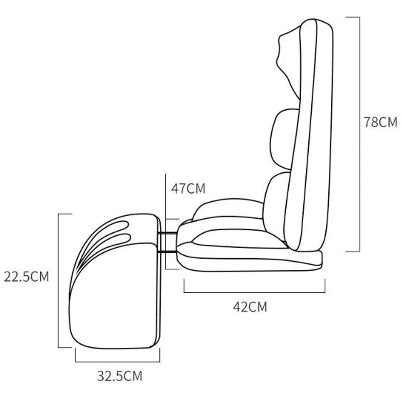 Электрический массажный стул Вибрационный коврик тепло шеи Подушка с функцией разминания