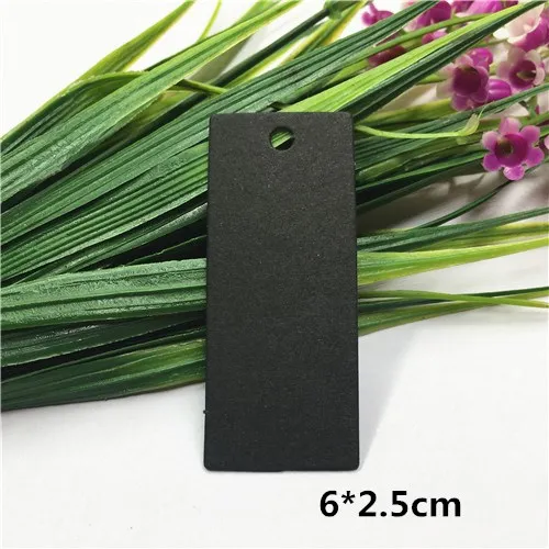 6x2.5cm 100 шт. крафт-бумага, упаковка в нескольких стилях, бирки для свадьбы/дня рождения, коробки для конфет, ценники для цветов/этикеток для косметики - Цвет: 6x2.5cm