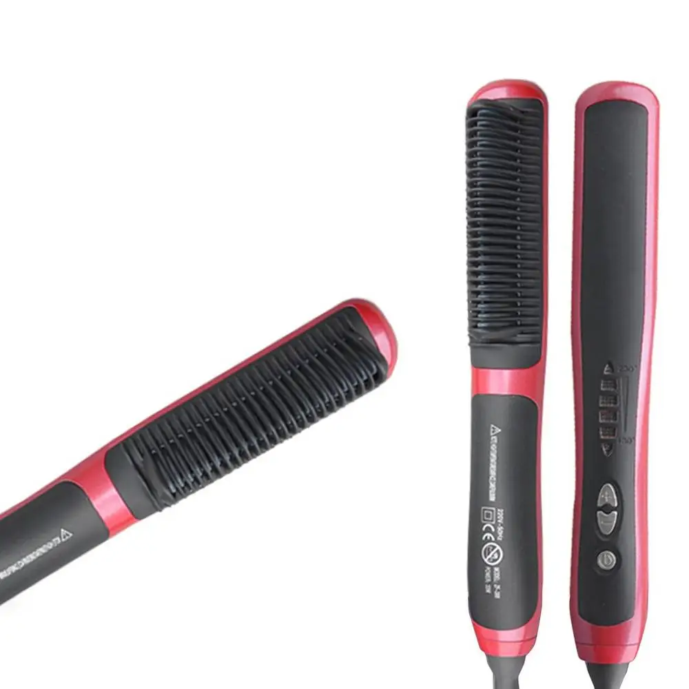 

Mini-roll straight Dual-purpose Electric Splint Straightening Hair Comb Negative Ion Hair Straightener Brush Hair Curler