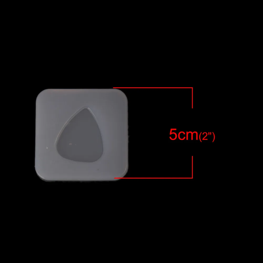 Doreen Box Новый силиконовый полимерная форма для ювелирных изделий белый Geomtric треугольники решений квадратный ювелирные инструменты 50 мм (2 ") x