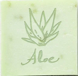 Aloe handmade soap standard Mini soap diy stamp seal chapter 