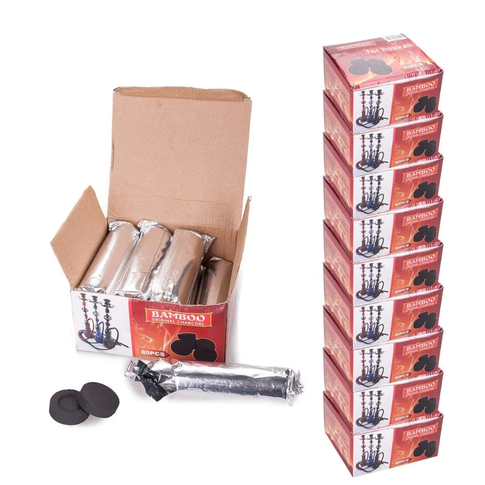 800 pcs Combustible Coal for Hookah Use Charcoal Coal for Shisha