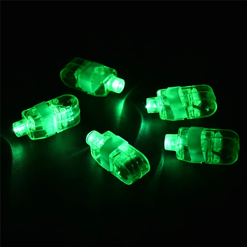 Флюоресцентное кольцо лампочка на палец Led Светящиеся детские игрушки мигающий концертный реквизит светящиеся светодиодные игрушки