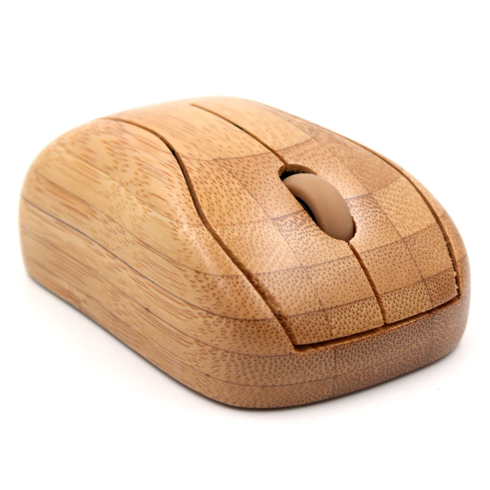 Techase MG93 Мышь Bamboo Mause 2,4 ГГц Беспроводной Mini-USB игр Мышь для компьютера Maus souris gamer мыши игры деревянные Мышь s