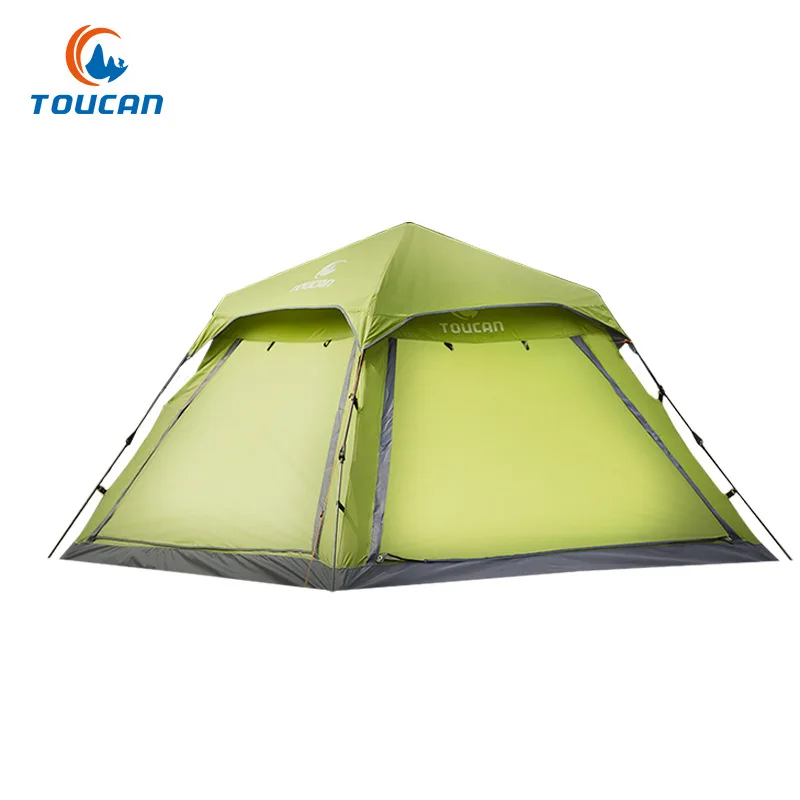 

New Automatic tent outdoor 3-4 people family double field camping tent