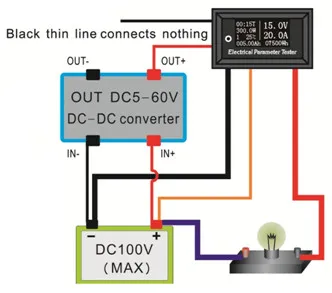 DC 100V 20A цифровой вольтметр Амперметр Напряжение Ток Мощность энергии ватт усилители напряжения время измеритель температуры Скидка 40