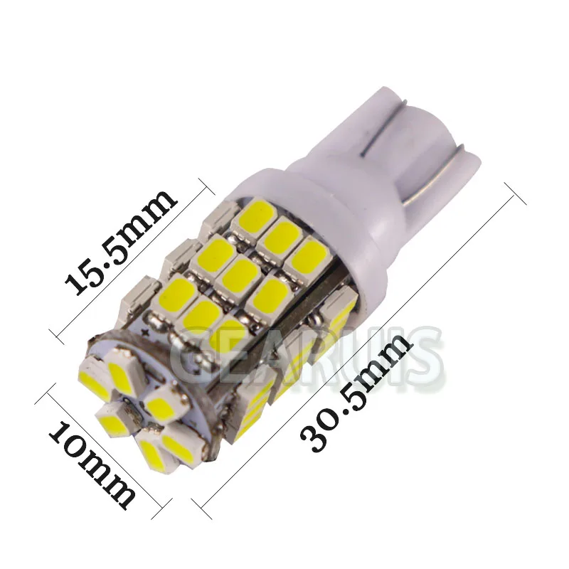 100 шт. Высокая мощность T10 1206 42 SMD светодиодный светильник лампы для чтения авто