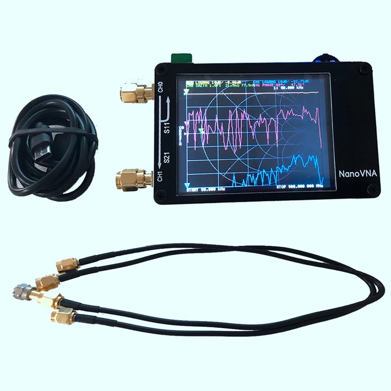Для Nanovna векторный сетевой анализатор пресс экран Hf Vhf Uhf Uv 50Khz 900Mhz антенный