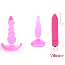 10 Speeds Bullet Vibrator Anal Plug For Women AAA Battery Waterproof Clitoris Stimulator Dildo Sex Toys Vibrating Sex Products