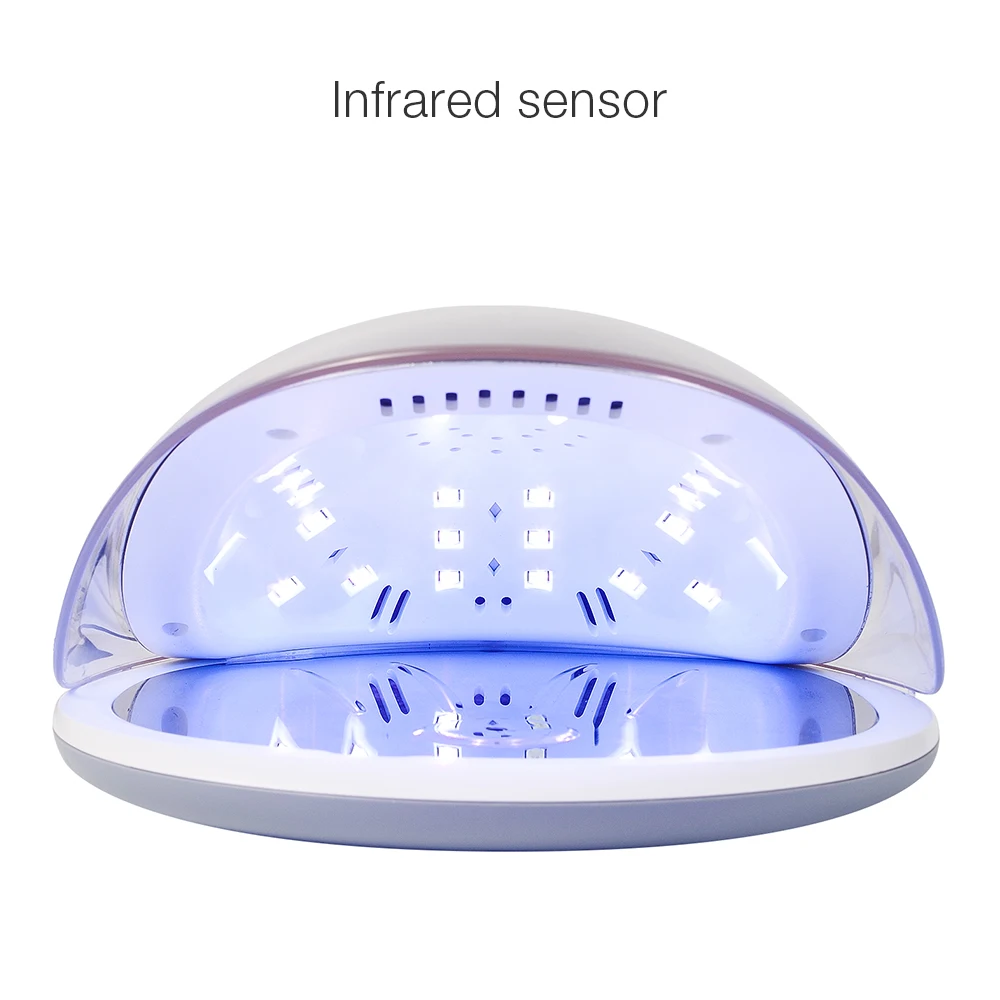 Online Foreverlily 2018New 48 W Rainbow5 Profesional LED Lampu UV Kuku LED Kuku Lampu Kuku Pengering Lampu UV Manikur Mesin