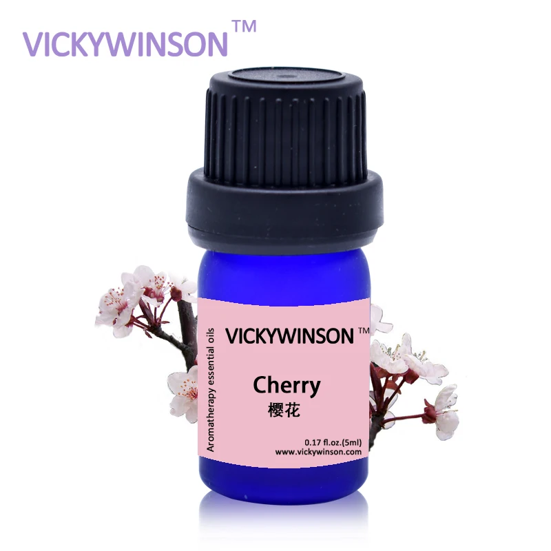 

VICKYWINSON Cherry Soft Red Essential Oils for Aromatherapy Natural Essential Oil Skin Care Wrinkle Care Lift Skin Plant Extract