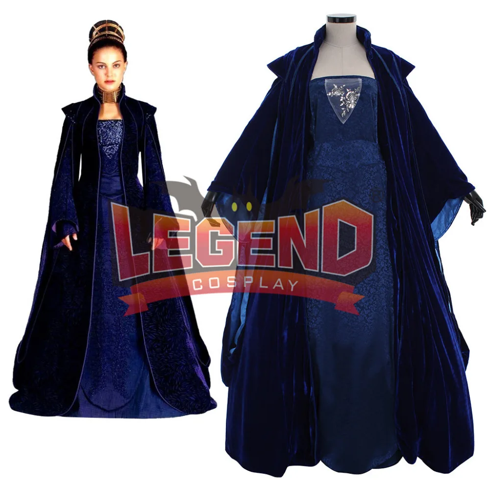 

Star Wars Queen Padme Amidala Padme Naberrie gown dress Attack Of The Clones cosplay dress