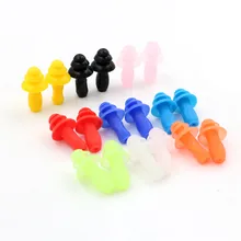 Tapón de protección auditiva con aislamiento acústico, antiruido, para dormir, impermeable, silicona, tapones de natación para los oídos, suave, 20 unidades por paquete