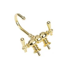 1/12 Миниатюрные аксессуары для кукольного домика, Мини Сплав, кран для ванны, имитация водопроводного крана, модель игрушек для украшения кукольного дома