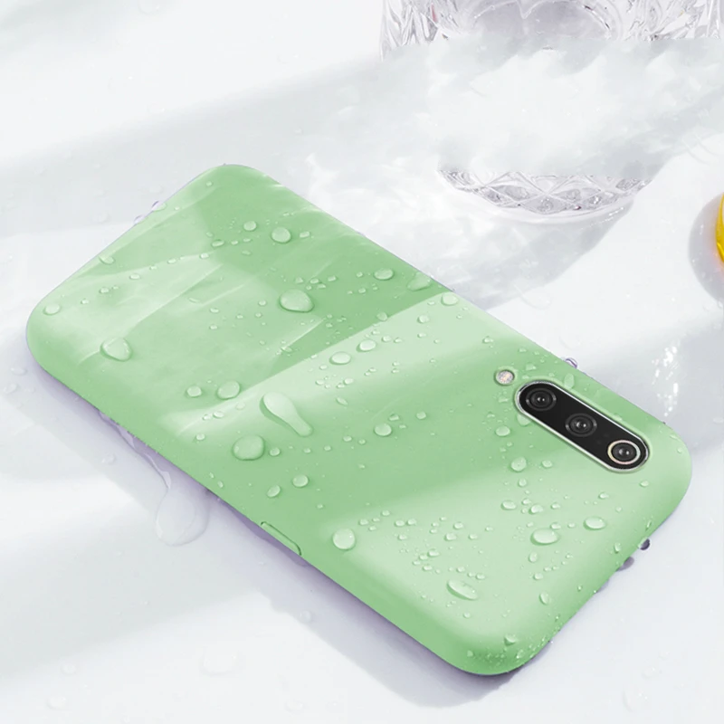 Original Case for Xiaomi mi 9 mi9 se Cases Liquid Silicon Soft Baby-Skin Feeling for Xiaomi 8 se lite Case Phone Cover Coque