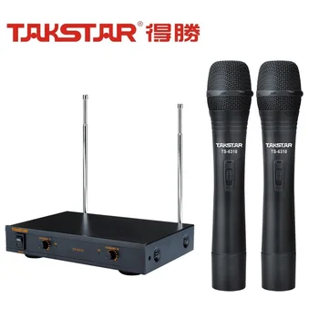 

Takstar TS-6310HH VHF wireless microphone system two transmitters per one receiver for live-performances/musical/opera