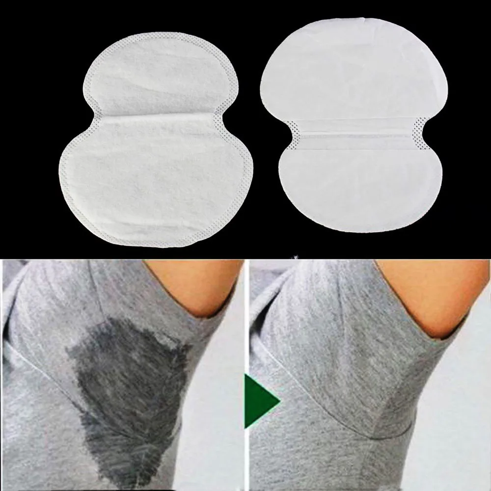 30pc Underarm Adhesive Sweat Pad Armpit goodbye Antiperspirant Deodorant Full Size Airlaid Paper Suitable for Unisex