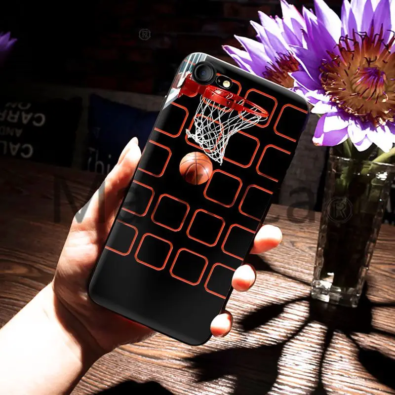 MaiYaCa для iphone 7 Чехол для баскетбольной площадки прекрасные аксессуары для телефона чехол для iphone 7X6 6S 8 Plus 5 5S SE XS XR чехол - Цвет: 7