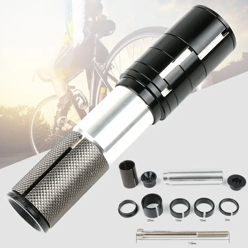 

Bicycle Handlebar Bicycle Lift Head Tube Extender Front Fork Lift Height Increaser 28.6Mm Front End Lengthening