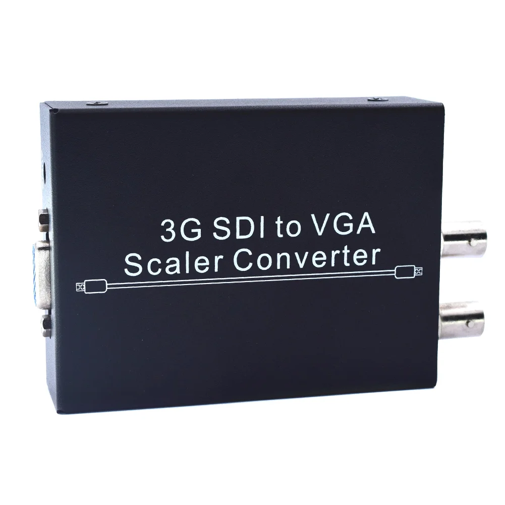 

3G SDI to VGA +SDI Scaler Converter 3G HD SD 2.97Gbps Loop Output IJS998
