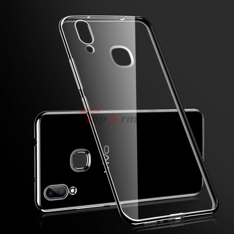 Чехол toparmor для Vivo X9 X9s Plus X20 X21 UD прозрачный силиконовый мягкий ТПУ чехол Y75 Y79 Y85 V3