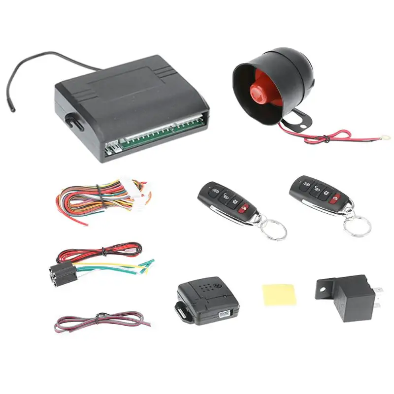 

Universal 12V Car Vehicle Auto Burglar Alarm 125dB 433.92MHz Protection Keyless Security System with Remote Control High Quality