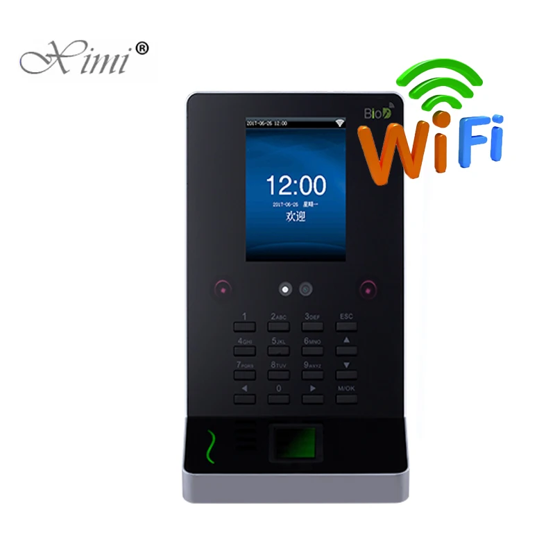 ZK UF600 Распознавание лиц посещаемость времени и контроль доступа WIFI USB лица