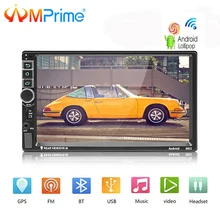 AMPrime Android автомобильный Радио 2 Din Авторадио gps навигация 2din универсальный автомобильный мультимедийный плеер BT FM Mirrorlink стерео аудио 8802