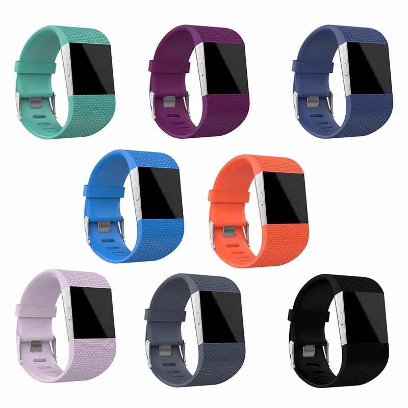 Сменный силиконовый ремешок для смарт часов Fitbit Surge сменный Браслет с