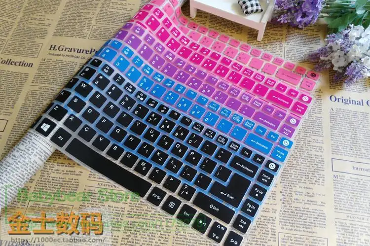 Новинка Силиконовая клавиатура для ноутбука Обложка протектор для 14 дюймов acer Aspire E14 P648 TMP248 E5-422G E5-474G E5-474
