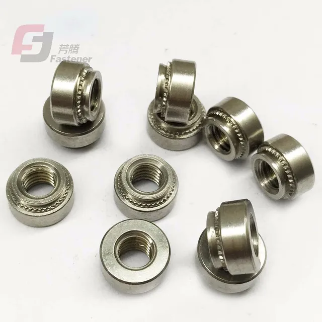 Free shipping 100pcs/lot High Quality cls m4 1 PEM press nut clinching Nut , stainless steel 304