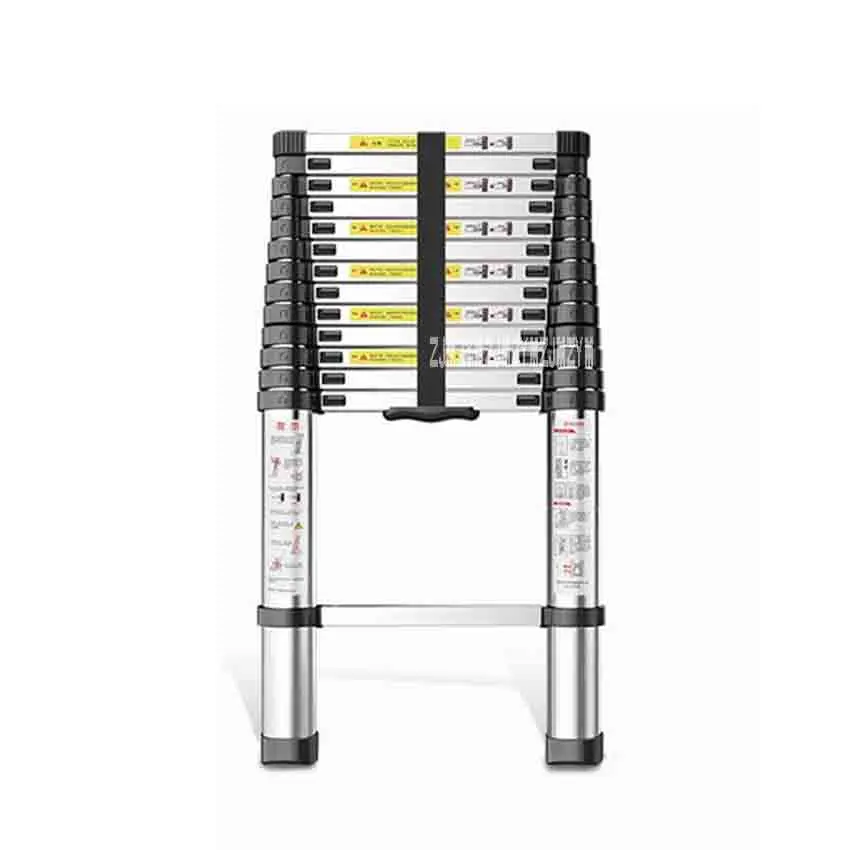

DLT-A Single-sided Straight Ladder 4.1 Meters Telescopic Ladder High-quality Thickening Aluminum Alloy Portable 14 Steps Ladder