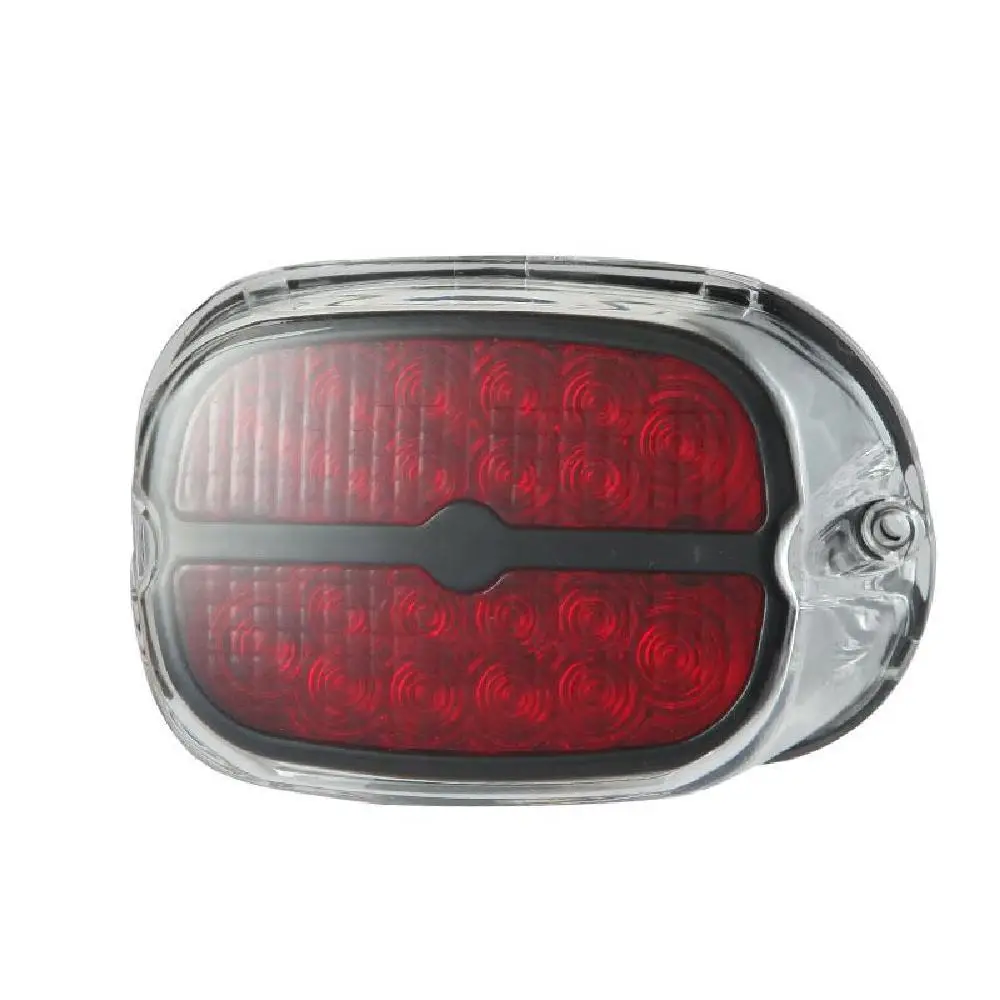 

Partol 12V LED Universal Motorcycle Tail Brake Light License Plate Lamp Rear Stop Lamp for Honda,Kawasaki,Suzuki,Yamaha,KTM