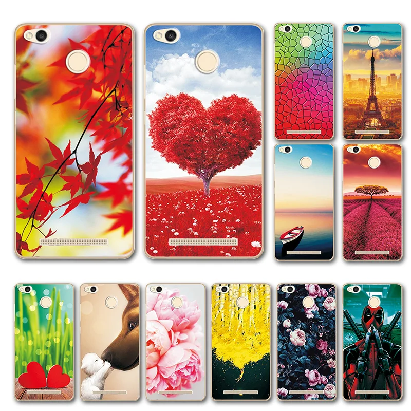 

Silicone Case Cover For Xiaomi Redmi 3S 3 S Back Cover Various Cartoon Bear Case Coque For Xiaomi Redmi / Hongmi 3S 5.0" funda