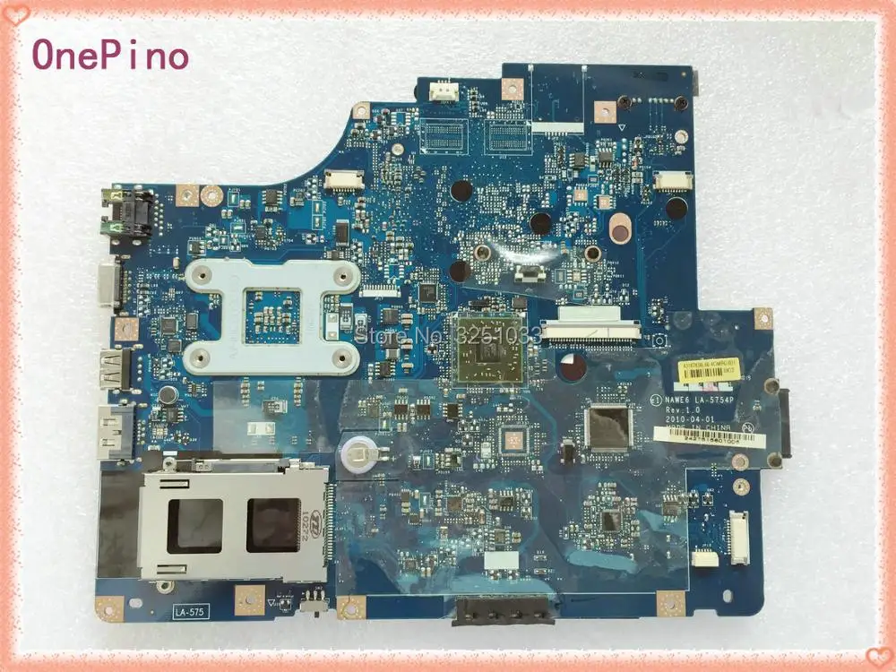 LA-5754P для lenovo Z565 G565 Тетрадь G565 Z565 Материнская плата ноутбука NAWE6 LA-5754P DDR3 с интерфейсом HDMI тестирование