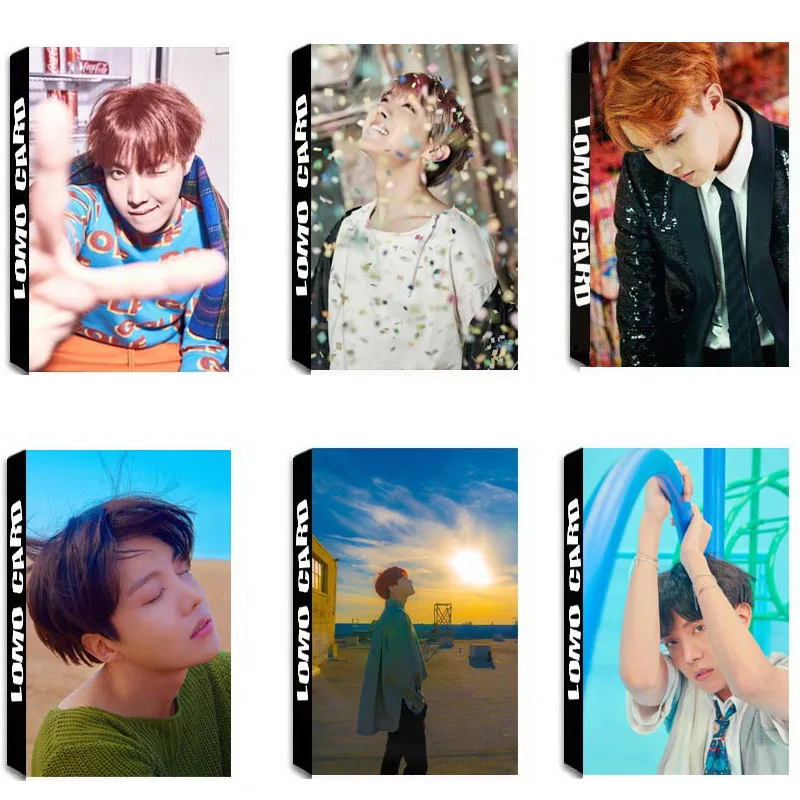 

KPOP Album J-HOPE Self Made Paper Lomo Card Photo Card Poster Photocard Fans Gift Collection