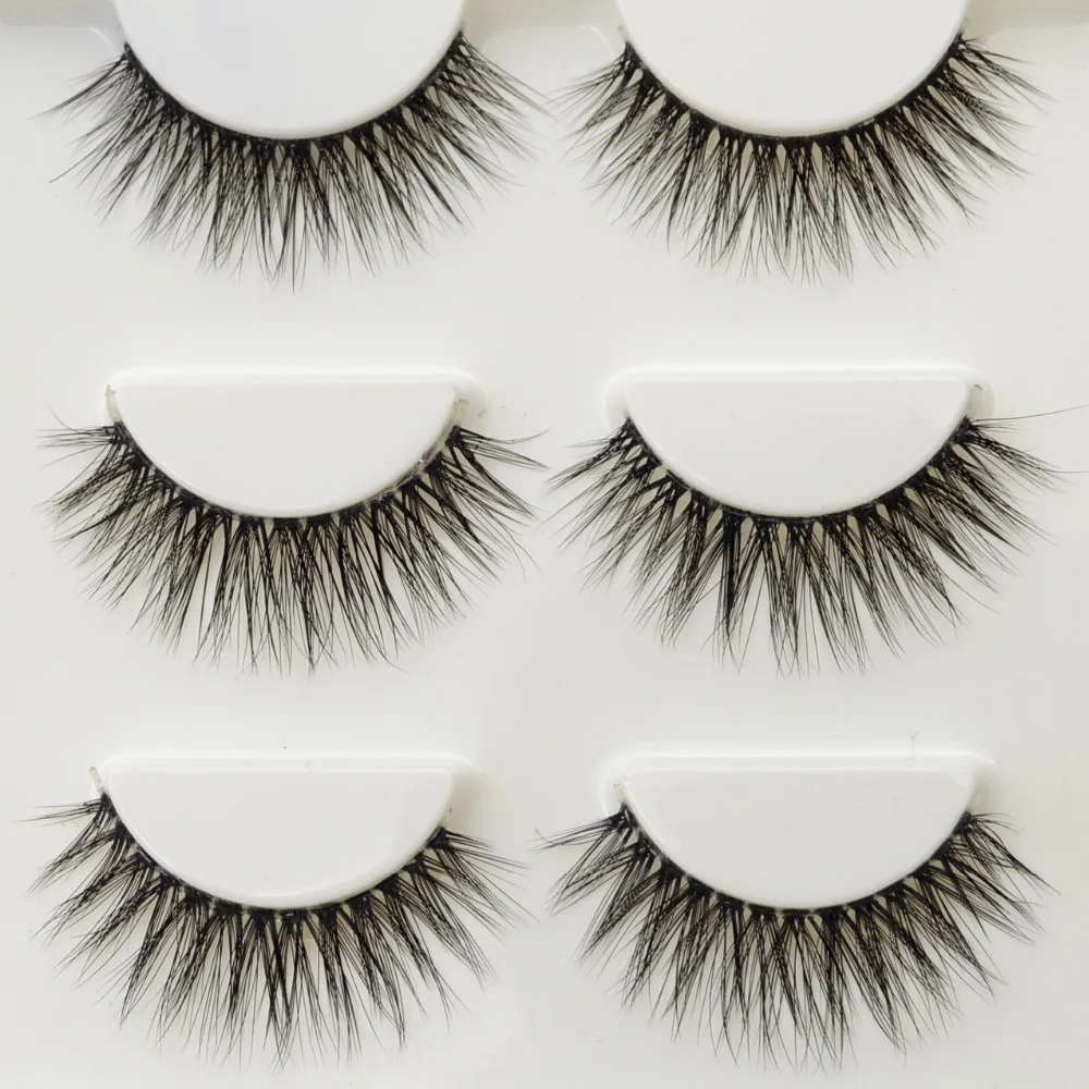 3 пары искусственные Искусственные ресницы из искусственного меха норки|lashes