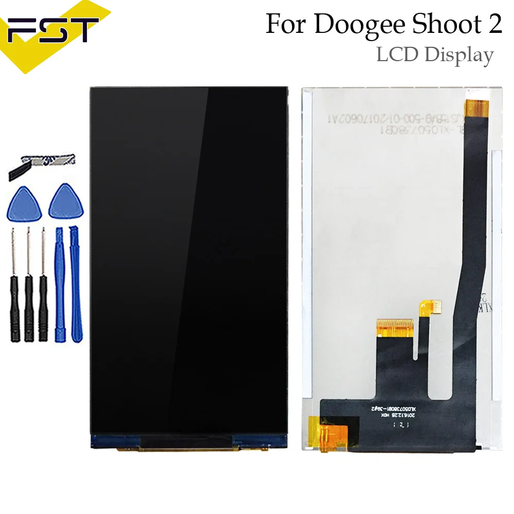 Для Doogee Shoot 2 ЖК-дисплей+ сенсорный экран дигитайзер для Doogee Shoot 2 Мобильный телефон цифровой аксессуар с инструментами+ клей