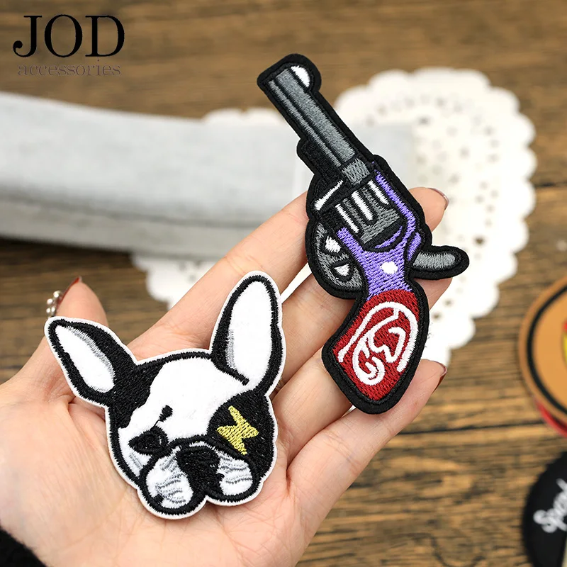 JOD Funny Patch Brand Stickers for Clothes Iron on Patches for Clothing