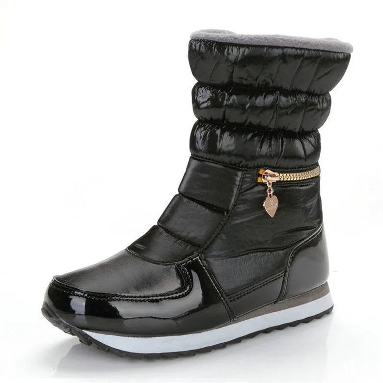 Female-winter-warm-Silver-white-ladies-flat-short-casual-Ankle-snow-boot-with-Fake-fur-women (1)