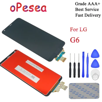 

oPesea 5.7'' For LG G6 H870 H870DS H873 H872 LS993 VS998 US997 LCD Display Panel Touch Screen Digitizer Glass Sensor Assembly
