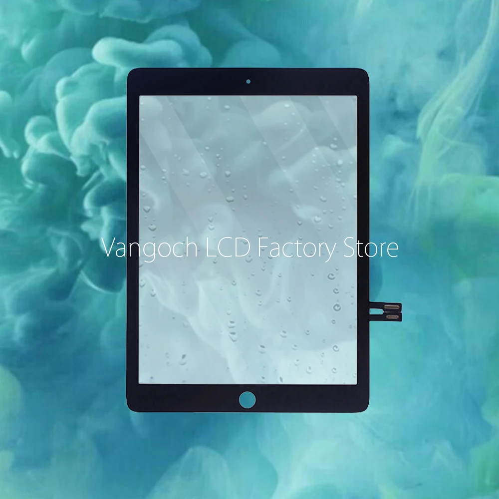 Дешево Для iPad 9,7 2018 версия для iPad 6 6th Gen A1893 A1954 сенсорный экран дигитайзер дисплей передняя внешняя панель Стекло в сборе Замена
