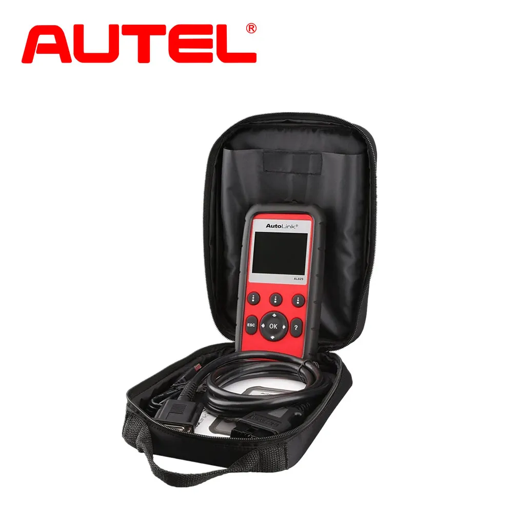 Autel Автоссылка AL629 Автомобильный Диагностический Авто scania ABS/SRS/двигатель OBD2 сканер для автомобилей Автомобильный диагностический инструмент как ML629 Корабль из США